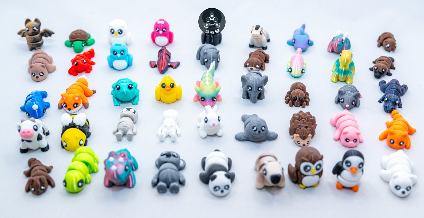 Articualted Tiny Critters - Mini Critters - Over 45 Animals